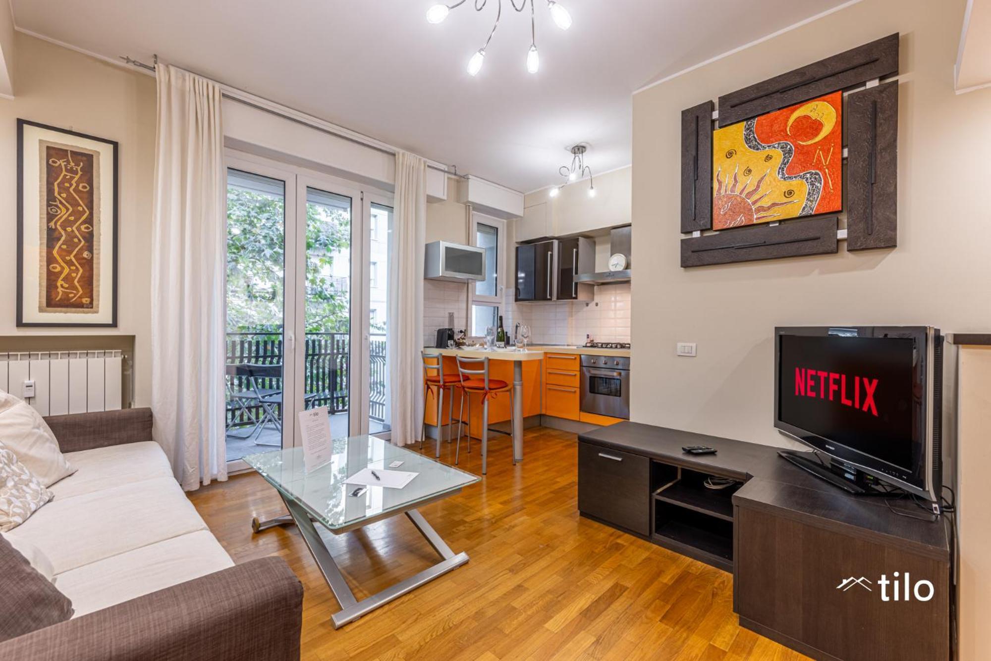 Appartamento Porta Vittoria 1br, Free Ac, Wifi & Netflix By Tilo *