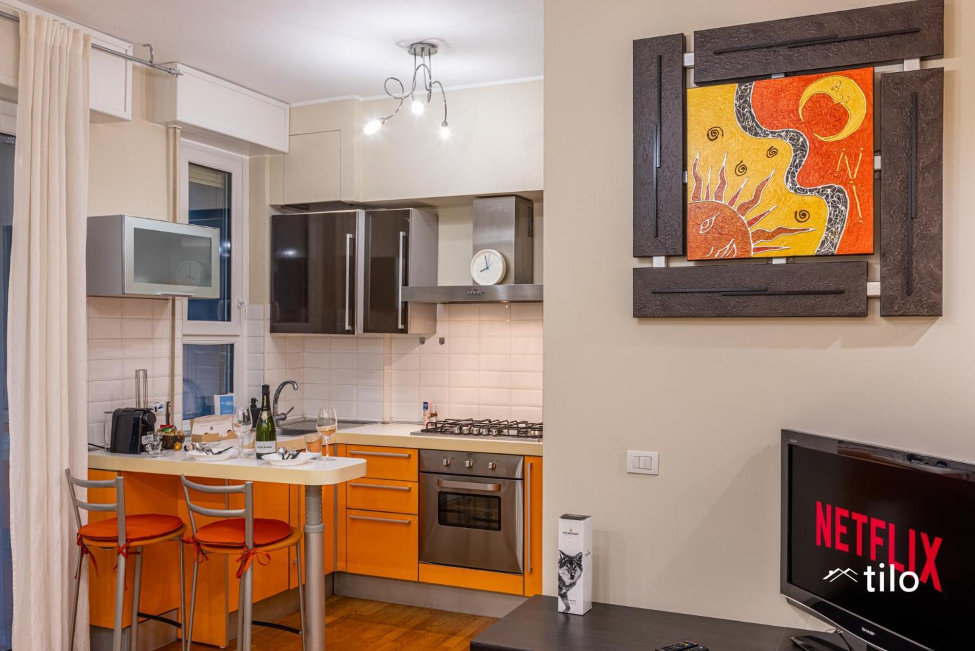 Appartamento Porta Vittoria 1br, Free Ac, Wifi & Netflix By Tilo